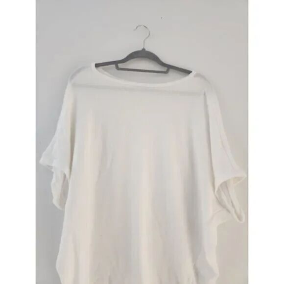 Michael Stars Ellie Elbow Sleeve Top in Chalk | Size XS - Picture 3 of 4